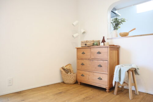 やさしい色合いのカプチーノの家