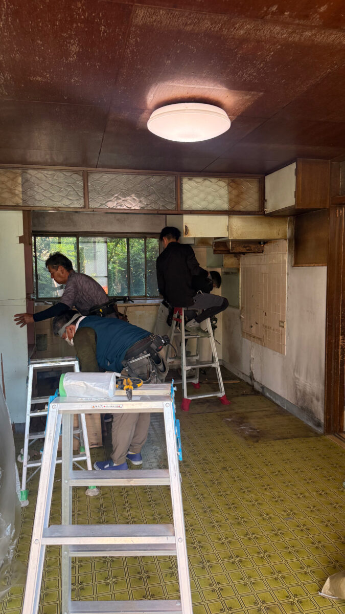 大工さんの作業